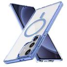 For Samsung Galaxy S25 5G Ice Color Magnetic Series TPU Hybrid Acrylic Magsafe Phone Case(Yuanfeng Blue) - 1