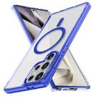 For Samsung Galaxy S25 Ultra 5G Ice Color Magnetic Series TPU Hybrid Acrylic Magsafe Phone Case(Gemstone Blue) - 1