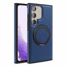 For Samsung Galaxy S22 5G Yashi 360 Degree Rotating MagSafe Bracket Phone Case(Blue) - 1