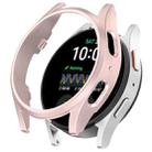 For Sansung Galaxy Watch 7 40mm Half Pack Hollow PC Watch Protective Case(Rose Pink) - 1