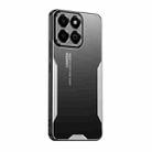 For OnePlus Ace 3 Pro Blade Series TPU Hybrid Metal Phone Case(Silve) - 1