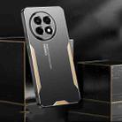 For OnePlus Ace 5 / Ace 5 Pro Blade Series TPU Hybrid Metal Phone Case(Gold) - 3