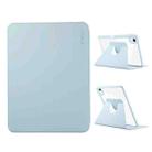 For iPad Air 13 2024 ENKAY 360 Rotation PMMA Leather Smart Tablet Case with Pen Slot(Blue) - 1