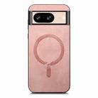 For Google Pixel 9 Pro XL Retro Magsafe Magnetic PU Back Cover Phone Case(Pink) - 3