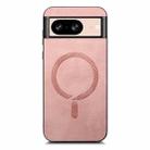 For Google Pixel 9 / 9 Pro Retro Magsafe Magnetic PU Back Cover Phone Case(Pink) - 3