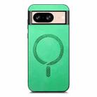 For Google Pixel 9 / 9 Pro Retro Magsafe Magnetic PU Back Cover Phone Case(Green) - 3
