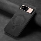 For Google Pixel 9 / 9 Pro Retro Magsafe Magnetic PU Back Cover Phone Case(Black) - 2