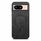 For Google Pixel 9 / 9 Pro Retro Magsafe Magnetic PU Back Cover Phone Case(Black) - 3