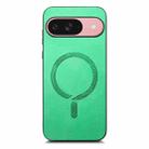 For Google Pixel 10 Retro Magsafe Magnetic PU Back Cover Phone Case(Green) - 2