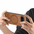 For Google Pixel 10 Retro Magsafe Magnetic PU Back Cover Phone Case(Brown) - 3