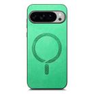 For Google Pixel 10 Pro XL Retro Magsafe Magnetic PU Back Cover Phone Case(Green) - 2