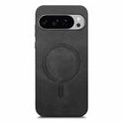For Google Pixel 10 Pro XL Retro Magsafe Magnetic PU Back Cover Phone Case(Black) - 2