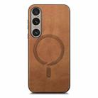 For Sony Xperia 5 V Retro Magsafe Magnetic PU Back Cover Phone Case(Brown) - 3