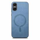 For Sony Xperia 10 V Retro Magsafe Magnetic PU Back Cover Phone Case(Blue) - 3