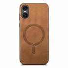 For Sony Xperia 10 V Retro Magsafe Magnetic PU Back Cover Phone Case(Brown) - 3