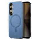 For Sony Xperia 1 VI Retro Magsafe Magnetic PU Back Cover Phone Case(Blue) - 1
