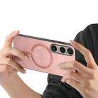 For Sony Xperia 1 VI Retro Magsafe Magnetic PU Back Cover Phone Case(Pink) - 3