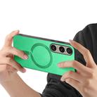 For Sony Xperia 1 VI Retro Magsafe Magnetic PU Back Cover Phone Case(Green) - 3
