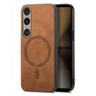 For Sony Xperia 1 VI Retro Magsafe Magnetic PU Back Cover Phone Case(Brown) - 1