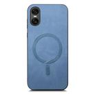 For Sony Xperia 10 VI Retro Magsafe Magnetic PU Back Cover Phone Case(Blue) - 2