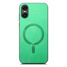 For Sony Xperia 10 VI Retro Magsafe Magnetic PU Back Cover Phone Case(Green) - 2