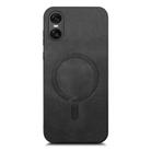 For Sony Xperia 10 VI Retro Magsafe Magnetic PU Back Cover Phone Case(Black) - 2