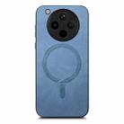 For OPPO Find X8 Retro Magsafe Magnetic PU Back Cover Phone Case(Blue) - 2