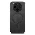 For OPPO Find X8 Retro Magsafe Magnetic PU Back Cover Phone Case(Black) - 2