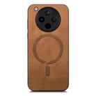 For OPPO Find X8 Pro Retro Magsafe Magnetic PU Back Cover Phone Case(Brown) - 2