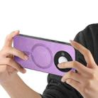 For Honor Magic7 Pro Retro Magsafe Magnetic PU Back Cover Phone Case(Purple) - 3