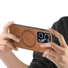 For Honor 90 GT 5G Retro Magsafe Magnetic PU Back Cover Phone Case(Brown) - 3