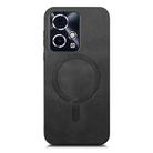 For Honor 90 GT 5G Retro Magsafe Magnetic PU Back Cover Phone Case(Black) - 2