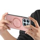 For Honor X8b Retro Magsafe Magnetic PU Back Cover Phone Case(Pink) - 3