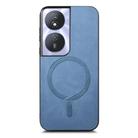 For Honor Play 50 Plus 5G Retro Magsafe Magnetic PU Back Cover Phone Case(Blue) - 2