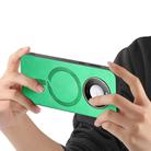 For Honor X50 Retro Magsafe Magnetic PU Back Cover Phone Case(Green) - 3
