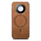For Honor X50 Retro Magsafe Magnetic PU Back Cover Phone Case(Brown) - 2