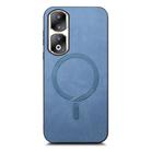 For Honor 90 Pro 5G Retro Magsafe Magnetic PU Back Cover Phone Case(Blue) - 2
