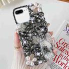 For iPhone 7 Plus / 8 Plus Handmade Butterfly Diamond Inlay PC Phone Case(Black) - 1