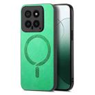 For Xiaomi 14 Pro 5G Solid Color Retro Magsafe PU Back Cover Phone Case(Green) - 1