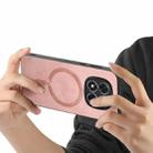 For Xiaomi Redmi Note 14 Pro+ 5G Solid Color Retro Magsafe PU Back Cover Phone Case(Pink) - 3