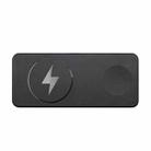 2-in-1 Multifunctional Magnetic Wireless Charging Base(Black) - 1