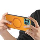 For Motorola Moto G Stylus 5G 2025 Retro Magsafe Magnetic PU Back Cover Phone Case(Yellow) - 3