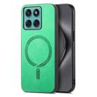 For Motorola Moto G Stylus 5G 2025 Retro Magsafe Magnetic PU Back Cover Phone Case(Green) - 1