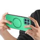 For Motorola Moto G Stylus 5G 2025 Retro Magsafe Magnetic PU Back Cover Phone Case(Green) - 3