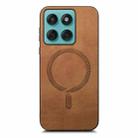 For Motorola Moto G Stylus 5G 2025 Retro Magsafe Magnetic PU Back Cover Phone Case(Brown) - 2