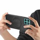 For Motorola Moto G Stylus 5G 2025 Retro Magsafe Magnetic PU Back Cover Phone Case(Black) - 3