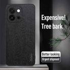 For OnePlus 13T Tree Bark Leather Shockproof Phone Case(Blue) - 2