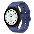 For Samsung Galaxy Watch 5 Golf Edition Flat Sewing Design Silicone Watch Band(Midnight Blue) - 1