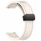 For Amazfit GTR 3 22mm Fold Magnetic Buckle Silicone Watch Band(Starlight) - 2