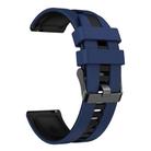 For Huawei Watch GT3 SE 22mm Two Color Sports Silicone Watch Band(Blue+Black) - 2